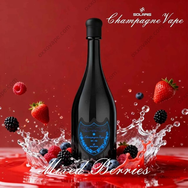 Solaris Champagne 30000 Puffs Disposable Vape — Mixed Berries Flavor | EU Warehouse