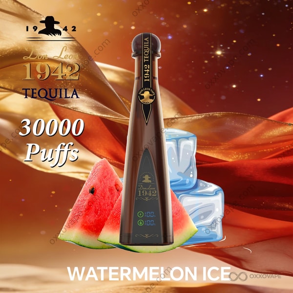 Solaris Tequila Don Leon 1942 30000 Puffs Disposable Vape Watermelon Ice Flavor