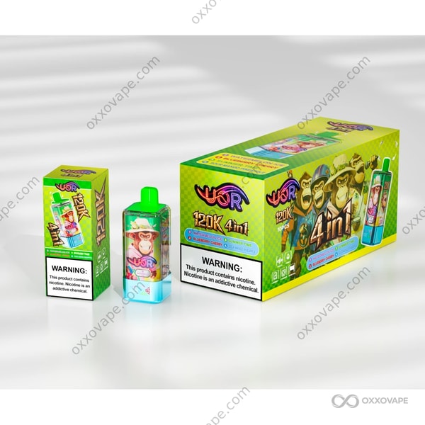 UOR 120000 Watermelon Ice Blueberry Cherry Summer Time Sour Mango Pineapple Disposable Vape