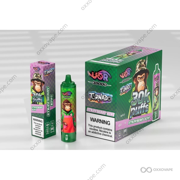UOR Tornado 30000 Vape usa e getta al gusto Fragola Kiwi 30000 sbuffi