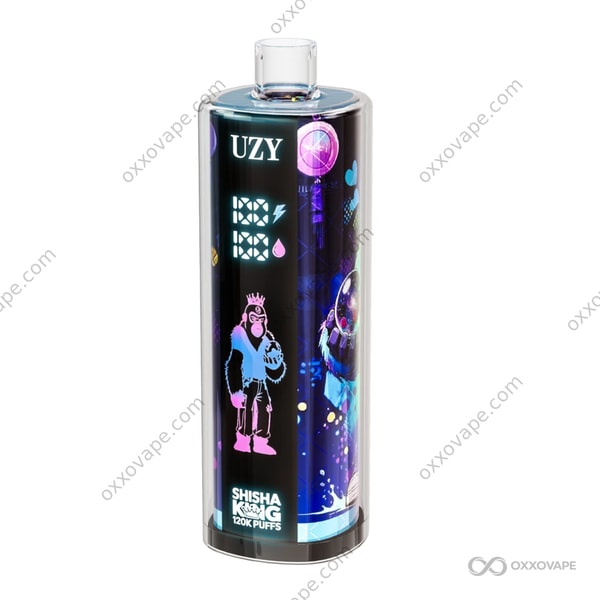 UZY Shisha Hookah King 120000 Blueberry Raspberry flavor big cloud disposable vape
