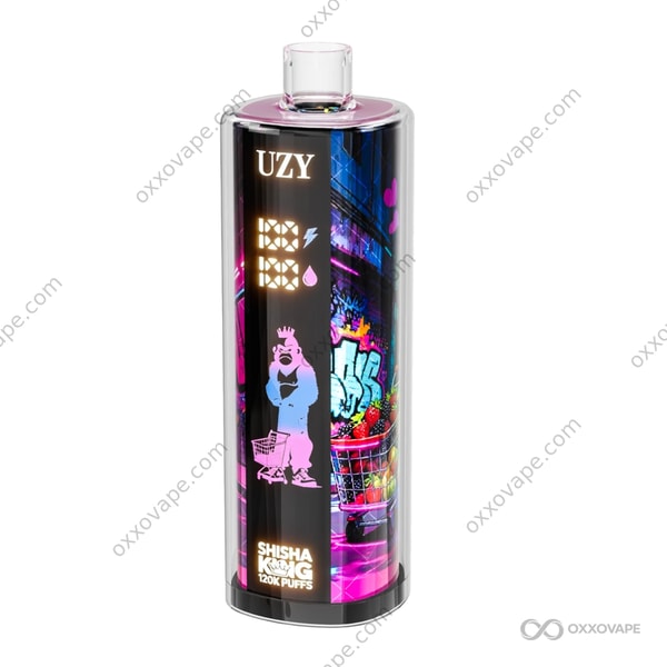 UZY Shisha Hookah King 120000 Mixed Berry flavor 120K puffs E-Shisha vape