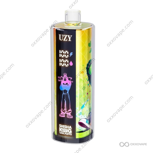 UZY Shisha Hookah King 120000 Two Apple flavor traditional shisha-style disposable vape