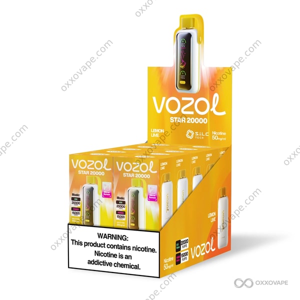 Vozol Star 20000 Lemon Lime vape usa e getta aroma di agrumi