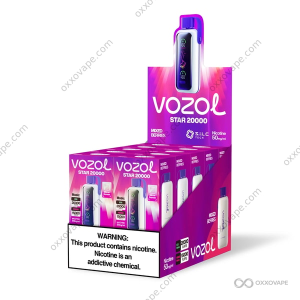 Vozol Star 20000 Mixed Berries vaporizzatore usa e getta sapore multi-bacca