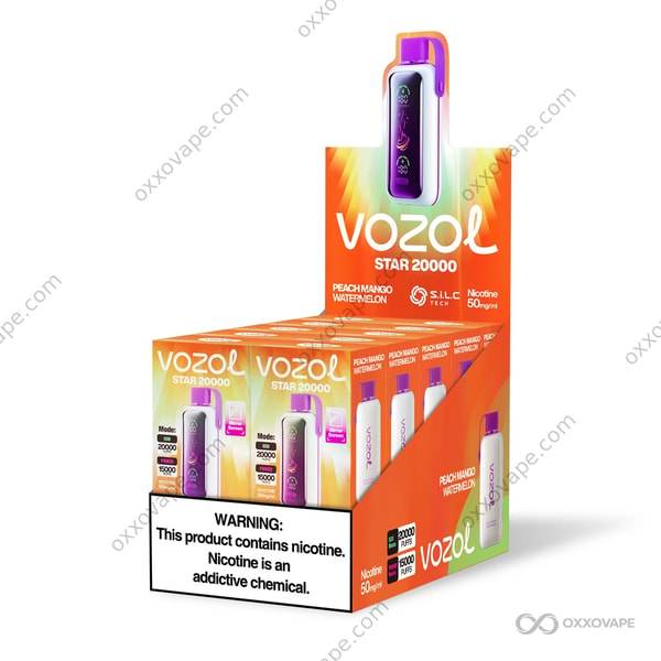elfbar elfa master akku VOZOL STAR 20000 PUFFS 50MG - MANGO ICE main image 1