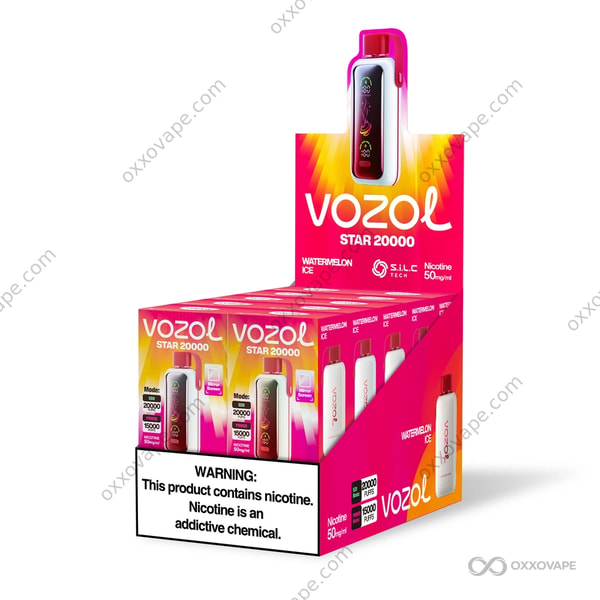 Vozol Star 20000 Watermelon Ice vape usa e getta al gusto di melone ghiacciato