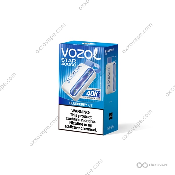 Vozol Star 40000 Blueberry Ice flavor 40000 puffs rechargeable disposable vape EU stock