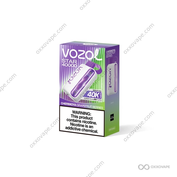 Vozol Star 40000 Cherimoya Grapefruit Berries exotic tropical flavor 40000 puffs EU Warehouse