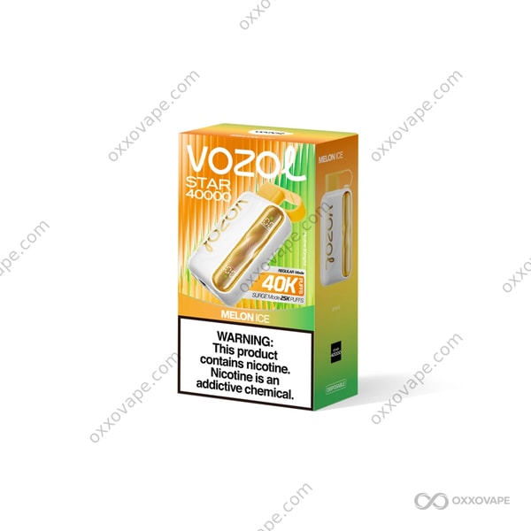 Vozol Star 40000 Melon Ice fresh cantaloupe honeydew icy vape 40000 puffs EU Warehouse