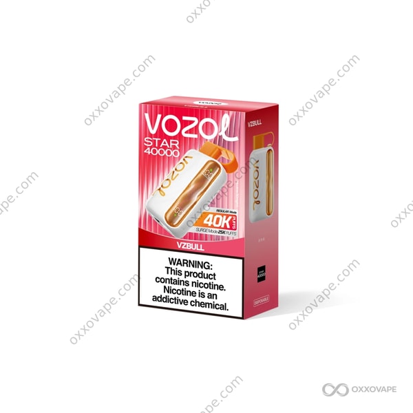 Vozol Star 40000 Vzbull energy drink inspired flavor 40000 puffs disposable vape EU Warehouse