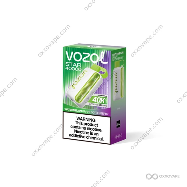 Vozol Star 40000 Watermelon Grape Boysenberry triple berry fruit blend 40000 puffs EU vape
