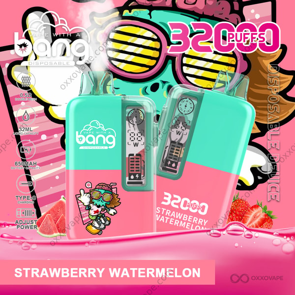 Bang 32000 Strawberry Watermelon Disposable Vape 32K Puffs