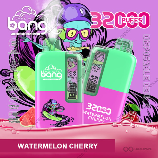 Bang 32000 Pastèque Cerise Jetable Vape 32K Puffs
