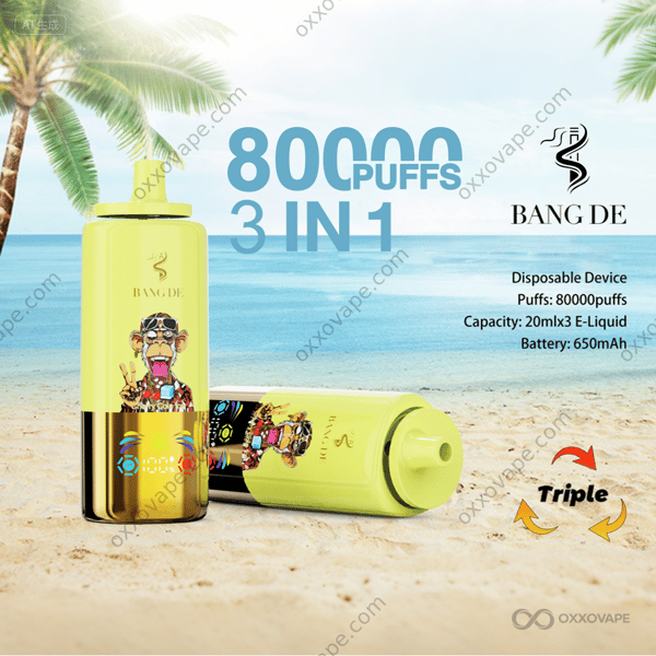 Bang DE 80000 Pod System Cherry Cola Ice Blueberry Watermelon Strawberry Mango triple flavor