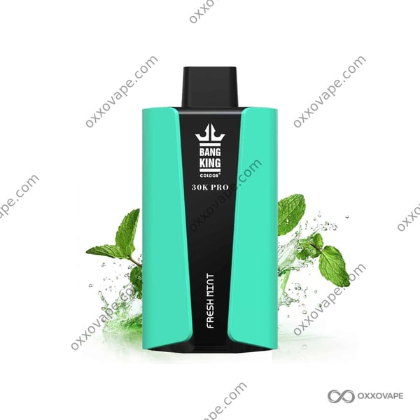 Bang King 30000 Pro Fresh Mint 30K bouffées vape jetable saveur de menthe verte croustillante