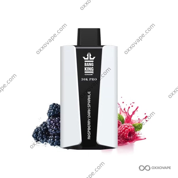 Bang King 30000 Pro Raspberry Dark Sparkle 30K bouffées vape jetable saveur de baie unique