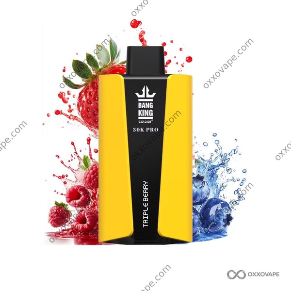Bang King 30000 Pro Triple Berry 30K puffs disposable vape mixed berry blend