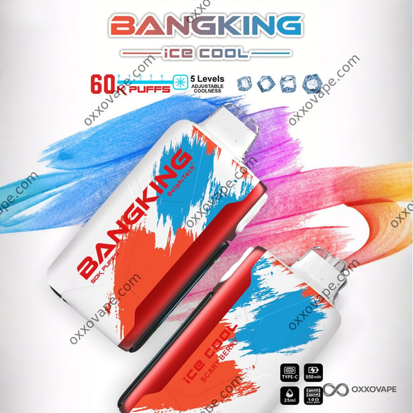 Bang King Ice Cool 60000 60K Puffs Scary Berry Einweg-Vape mit gemischten Beeren