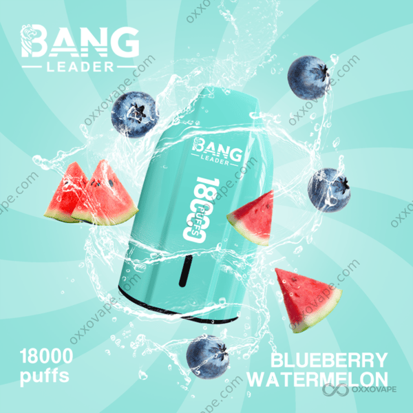 Bang Leader 18000 Blueberry Watermelon flavor smooth fruit blend 18000 puffs disposable vape