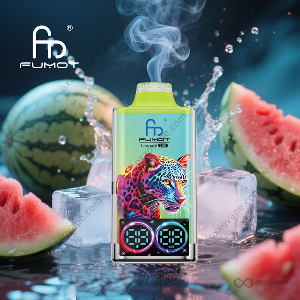 Fumot RandM Leopard 40000 Watermelon Ice flavor disposable vape