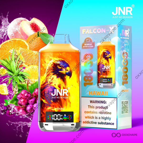 JNR Falcon X 18000 Hawaii flavour disposable vape 18000 puffs