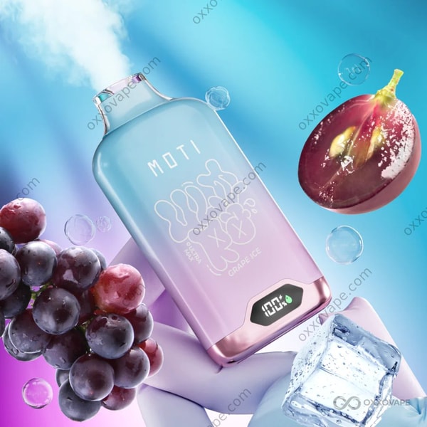 MOTI Ultra Max 12000 Grape Ice vape jetable rechargeable Type-C