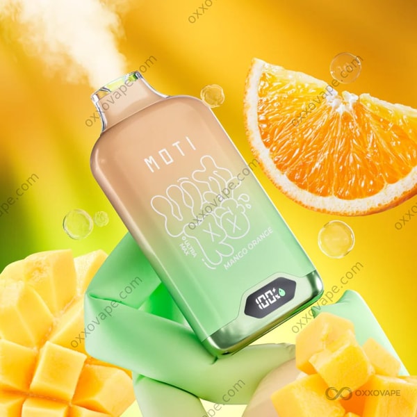 Vape jetable MOTI Ultra Max 12000 Mangue Orange 12000 bouffées MTL