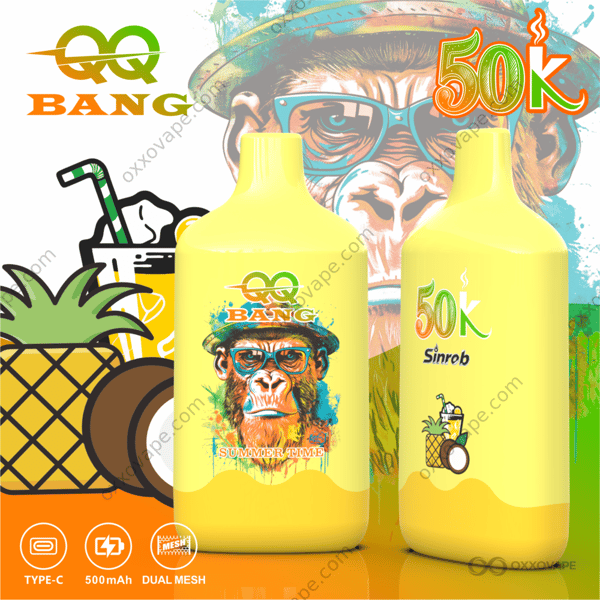 QQ Bang 50K 50000 Puffs Summer Time Flavor Rechargeable Disposable Vape