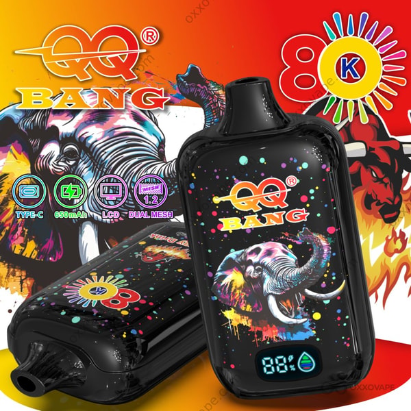 Vape jetable à saveur de boisson énergisante QQ Bang 80000 Puffs — Goût de boisson énergisante sucrée aux agrumes pétillants