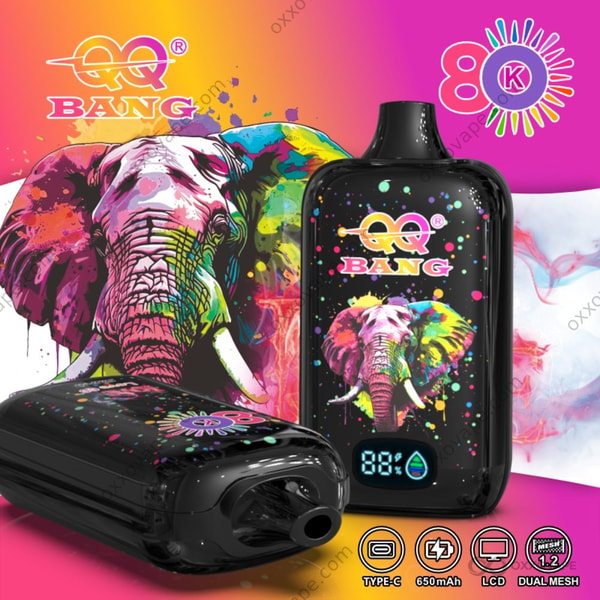 Vape jetable QQ Bang 80000 Puffs Love 66 saveurs – fruits exotiques sucrés avec de délicates notes florales