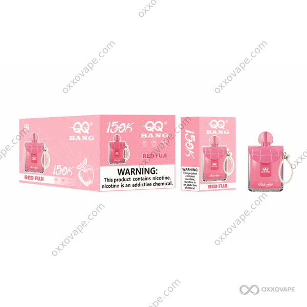 QQ Bang Perfume 150000 Red Fuji flavor 150K puffs disposable vape