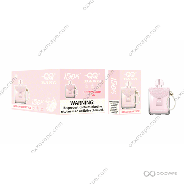 QQ Bang Perfume 150000 Strawberry Ice flavor 150K puffs disposable vape