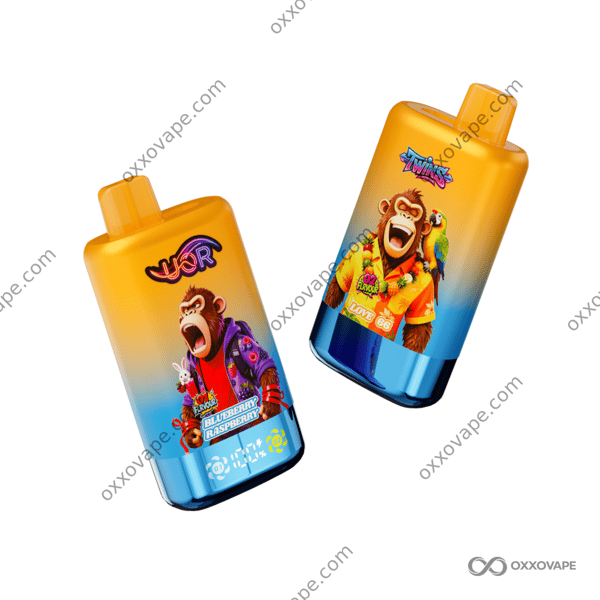 UOR Twins 80000 Puffs Blueberry Raspberry and Love 66 dual flavor disposable vape