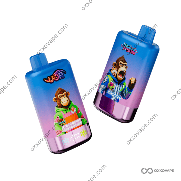 UOR Twins 80000 Puffs Strawberry Watermelon and Red Bull dual flavor disposable vape