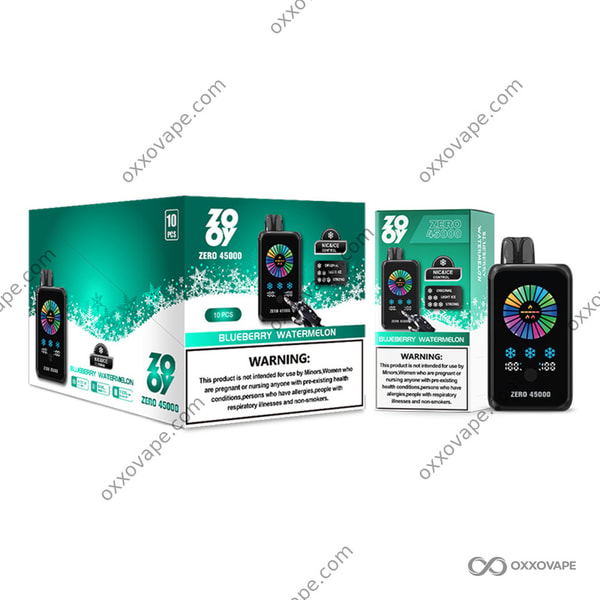 ZOOY Zero 45000 Blueberry Watermelon Flavour Disposable Vape 45000 Puffs EU