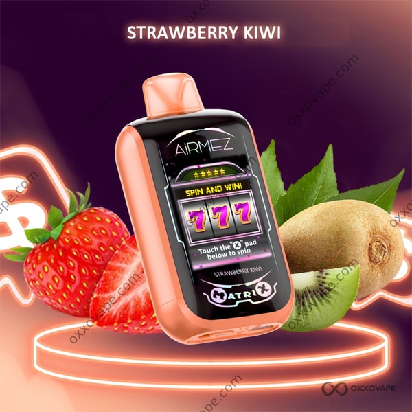 Airmez Matrix Pro 30000 Strawberry Kiwi flavour disposable vape EU Warehouse