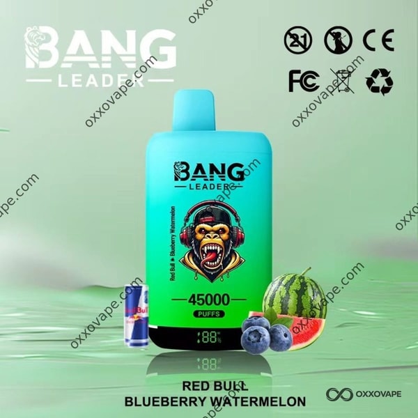 Bang Leader 45000 Red Bull und Blueberry Watermelon Dual Flavour Einweg-Vape 45K Puffs