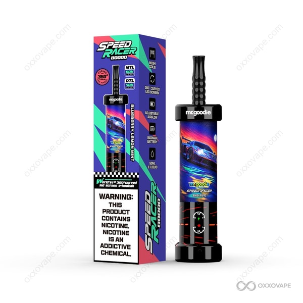 Mr.Goodie Speed Racer 80000 Blueberry Lemon Mint Flavor Pod System