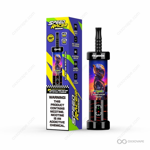 Mr.Goodie Speed Racer 80000 Honeydew Melon Ice Flavor Pod System