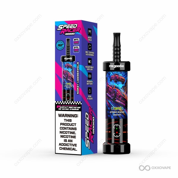 Mr.Goodie Speed Racer 80000 Strawberry Lemon Flavor Disposable Pod System