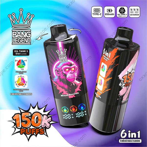 Bang Legend 150000 box art with red cherries and cola bottle graphics