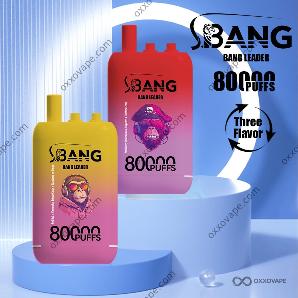 Bang Leader 80000 80K パフ 使い捨てベープ |トリプルフレーバー